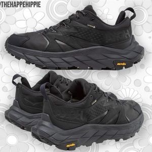 🏷️ HOKA W Anacapa Low GTX All Black | NWT